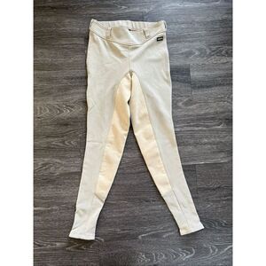 Kerrits Equestrian Beige Corduroy Riding Pants Size Large
